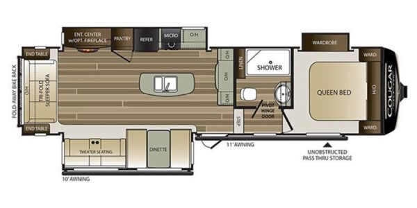 2019 Keystone Cougar Half-Ton 30RLS,