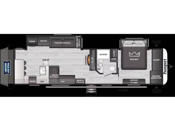 2025 Keystone PASSPORT 3360BK