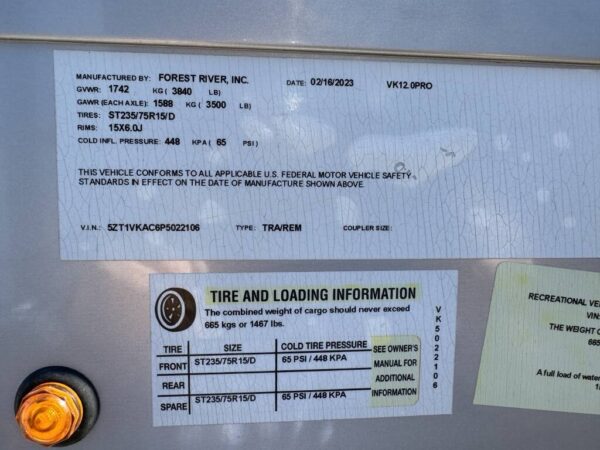 2023 Forest River VIKING 12.0TD PRO